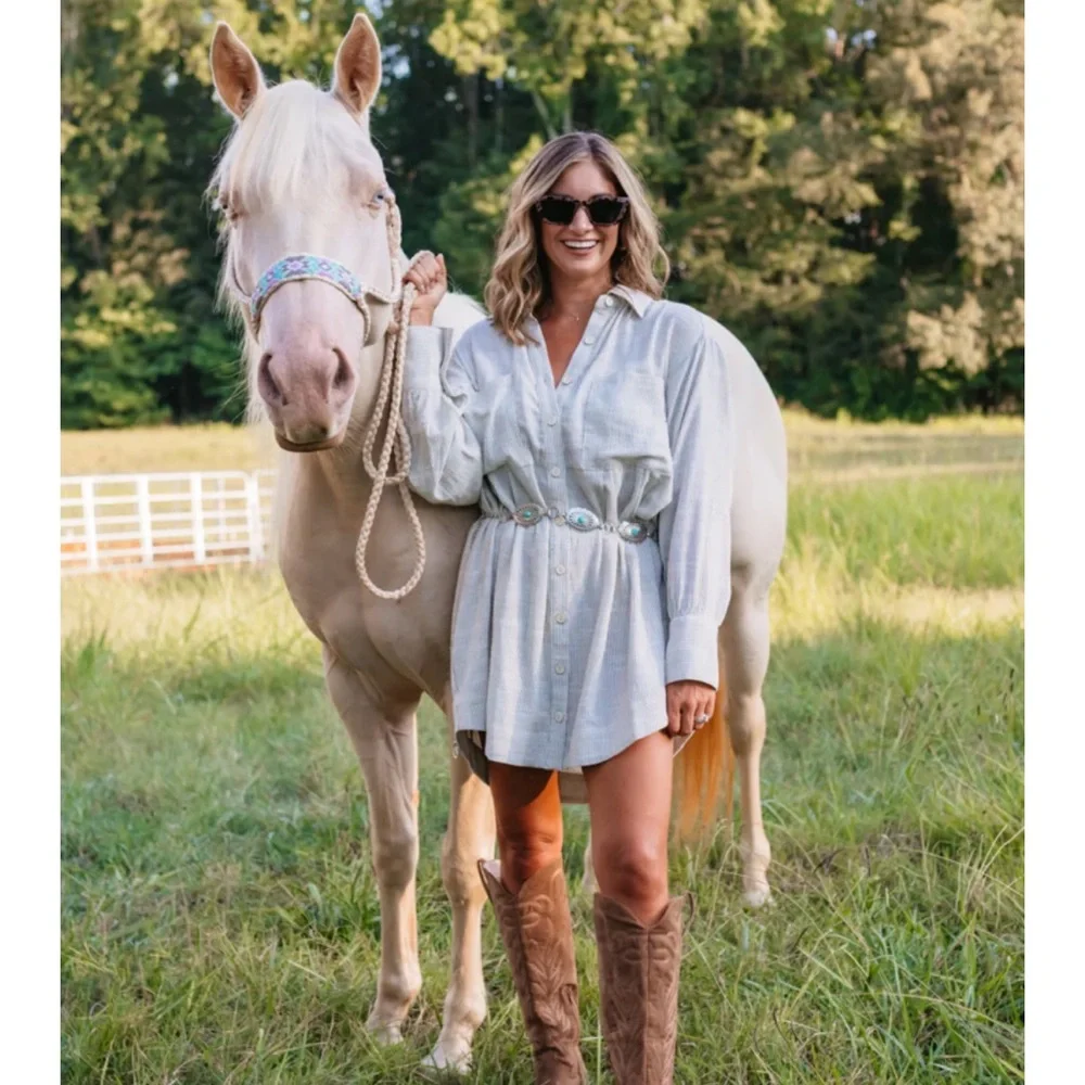 Madison Shirt Dress - Picture 3 of 6